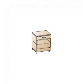 Гостиная Камелия Композиция 2 (Гикори Джексон темный) в Приобье - priobie.ok-mebel.com | фото 3