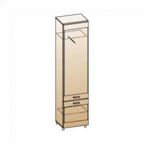 Гостиная Камелия Композиция 2 (Гикори Джексон темный) в Приобье - priobie.ok-mebel.com | фото 9