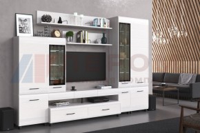 Гостиная Камелия Композиция 2 (Снежный ясень) в Приобье - priobie.ok-mebel.com | фото