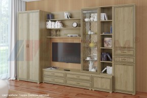 Гостиная Карина Композиция 11 (Гикори Джексон светлый) в Приобье - priobie.ok-mebel.com | фото