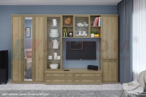 Гостиная Карина Композиция 15 (Гикори Джексон светлый) в Приобье - priobie.ok-mebel.com | фото
