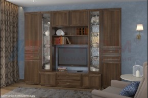 Гостиная Карина Композиция 17 (Акация Молдау) в Приобье - priobie.ok-mebel.com | фото