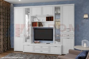 Гостиная Карина Композиция 17 (Снежный ясень) в Приобье - priobie.ok-mebel.com | фото