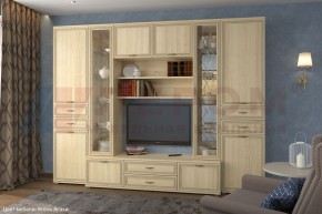 Гостиная Карина Композиция 17 (Ясень Асахи) в Приобье - priobie.ok-mebel.com | фото
