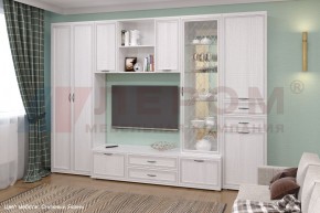 Гостиная Карина Композиция 21 (Снежный ясень) в Приобье - priobie.ok-mebel.com | фото
