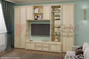 Гостиная Карина Композиция 21 (Ясень Асахи) в Приобье - priobie.ok-mebel.com | фото