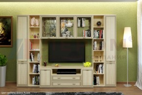 Гостиная Карина Композиция 25 (Ясень Асахи) в Приобье - priobie.ok-mebel.com | фото