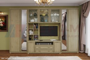 Гостиная Карина Композиция 6 (Гикори Джексон светлый) в Приобье - priobie.ok-mebel.com | фото