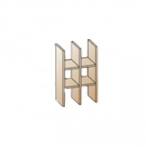 Гостиная Карина Композиция 6 (Ясень Асахи) в Приобье - priobie.ok-mebel.com | фото 3