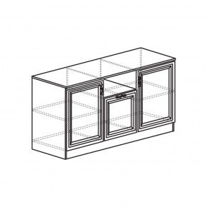 Гостиная Лира (модульная) Дуб нортон светлый в Приобье - priobie.ok-mebel.com | фото 7