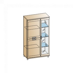 Гостиная Мелисса Композиция 3 (Гикори Джексон светлый) в Приобье - priobie.ok-mebel.com | фото 8