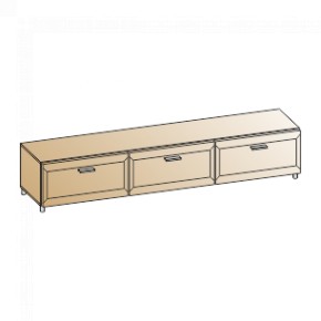 Гостиная Мелисса Композиция 3 (Гикори Джексон светлый) в Приобье - priobie.ok-mebel.com | фото 2
