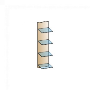 Гостиная Мелисса Композиция 3 (Гикори Джексон светлый) в Приобье - priobie.ok-mebel.com | фото 5