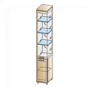 Гостиная Мелисса Композиция 5 (Ясень Асахи) в Приобье - priobie.ok-mebel.com | фото 3