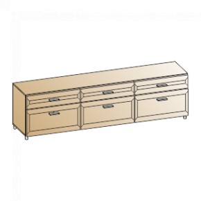 Гостиная Мелисса Композиция 7 (Ясень Асахи) в Приобье - priobie.ok-mebel.com | фото 4