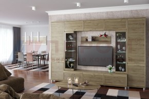 Гостиная Мелисса Композиция 8 (Гикори Джексон светлый) в Приобье - priobie.ok-mebel.com | фото