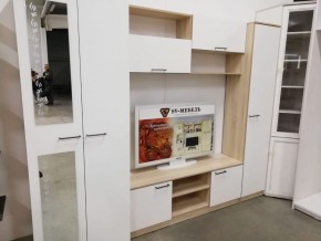 Гостиная МГС 3 Исполнение 1 (Дуб сонома/Белый) в Приобье - priobie.ok-mebel.com | фото 6