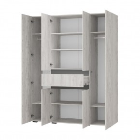 Гостиная Мрия (модульная) Бетон пайн светлый/Графит в Приобье - priobie.ok-mebel.com | фото 16