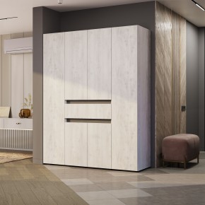 Гостиная Мрия (модульная) Бетон пайн светлый/Графит в Приобье - priobie.ok-mebel.com | фото 18