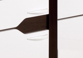 Гостиная Ронда 3 Белый глянец/венге в Приобье - priobie.ok-mebel.com | фото 2