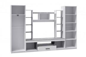Гостиная СИДНЕЙ-2 ЛДСП Белый /ЛДСП Дуб крафт золотой в Приобье - priobie.ok-mebel.com | фото 2