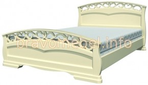 ГРАЦИЯ-1 Кровать из массива 1200 в Приобье - priobie.ok-mebel.com | фото 3