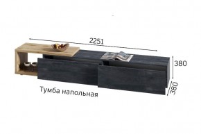 ХЛОЯ Гостиная (Дуб Вотан/Обсидиан) модульная в Приобье - priobie.ok-mebel.com | фото 9