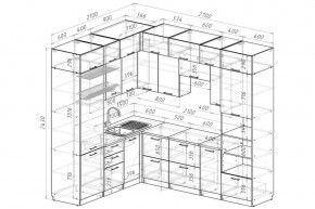 ЖАСМИН Кухонный гарнитур Гранд Прайм (2100*2700 мм) в Приобье - priobie.ok-mebel.com | фото 2