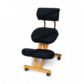 Коленный стул со спинкой Smartstool KW02В + Чехлы в Приобье - priobie.ok-mebel.com | фото 1