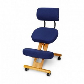 Коленный стул со спинкой Smartstool KW02В + Чехлы в Приобье - priobie.ok-mebel.com | фото 3