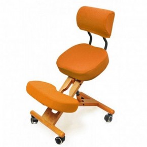 Коленный стул со спинкой Smartstool KW02В + Чехлы в Приобье - priobie.ok-mebel.com | фото 4