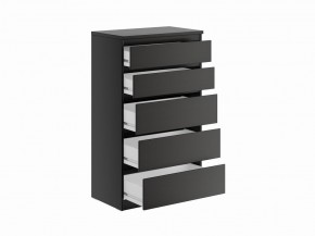 Комод КАСТОР с пятью ящиками, цвет Дуб Венге в Приобье - priobie.ok-mebel.com | фото 2