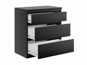 Комод КАСТОР с тремя ящиками, цвет Дуб Венге в Приобье - priobie.ok-mebel.com | фото 2