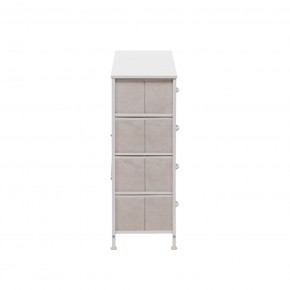 Комод Leset Линкс 8 ящ. (к/з), Каркас Белый, ящики Белые в Приобье - priobie.ok-mebel.com | фото 5