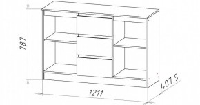 НИЦЦА-5 Комод (НЦ.05) в Приобье - priobie.ok-mebel.com | фото 2