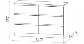 НИЦЦА-7 Комод (НЦ.07) в Приобье - priobie.ok-mebel.com | фото 3