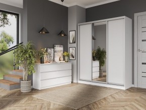Комод с 6 ящиками 1200 "Бьянко" (Белый лофт) в Приобье - priobie.ok-mebel.com | фото 2