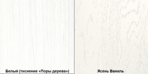 Комод в гостиную Ливерпуль (Белый/Ясень Ваниль) в Приобье - priobie.ok-mebel.com | фото 3