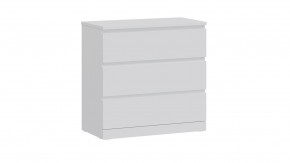 Комод Варма 3 с тремя выдвижными ящиками, цвет белый в Приобье - priobie.ok-mebel.com | фото 2