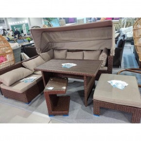Комплект мебели с диваном AFM-320B-T320 Brown в Приобье - priobie.ok-mebel.com | фото 2