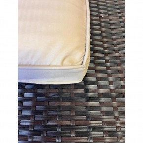 Комплект плетеной мебели  YR822Br Brown-Beige (подушка бежевая) в Приобье - priobie.ok-mebel.com | фото 2