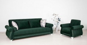 Комплект Роуз ТД 411 диван-кровать + кресло + комплект подушек в Приобье - priobie.ok-mebel.com | фото 1