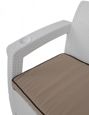 Комплект уличной мебели Yalta Premium Terrace Set (Ялта) белый (+подушки под спину) в Приобье - priobie.ok-mebel.com | фото 5