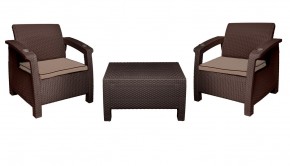 Комплект уличной мебели Yalta Premium Terrace Set (Ялта) шоколадый (+подушки под спину) в Приобье - priobie.ok-mebel.com | фото 8