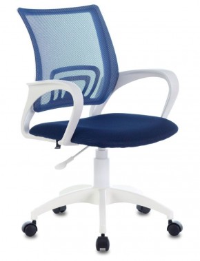 Кресло BRABIX "Fly MG-396W" (белый/темно-синее) 532399 в Приобье - priobie.ok-mebel.com | фото 1
