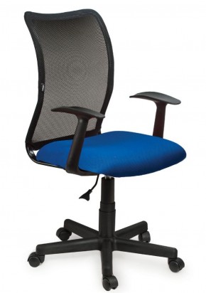 Кресло BRABIX "Spring MG-307", с подлокотниками, комбинированное синее/черное TW, 531404 в Приобье - priobie.ok-mebel.com | фото 1