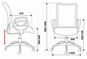 Кресло Бюрократ CH-599AXSN/TW-11 чёрный в Приобье - priobie.ok-mebel.com | фото 3