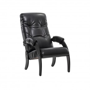 Кресло для отдыха Модель 61 Венге, к/з Vegas Lite Black в Приобье - priobie.ok-mebel.com | фото 4