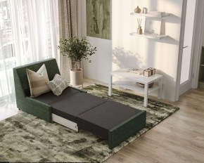 Кресло для отдыха Йоки тёмно-зелёный, ткань рогожка в Приобье - priobie.ok-mebel.com | фото 4