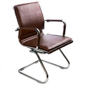 Кресло для посетителя Бюрократ CH-993-Low-V/Brown коричневый в Приобье - priobie.ok-mebel.com | фото